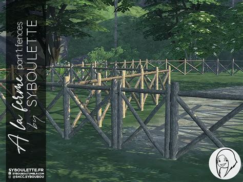 A La Ferme Cottage Fences Cc Sims 4 Syboulette Custom Content For The