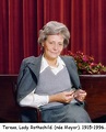 Teresa, Lady Rothschild. (née Mayor). 1915-1996.