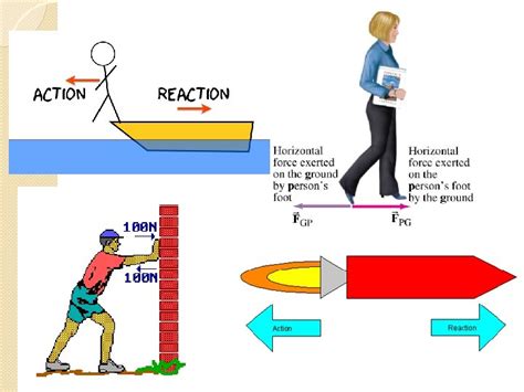 Newtons 3 Rd Law Action And Reaction Force