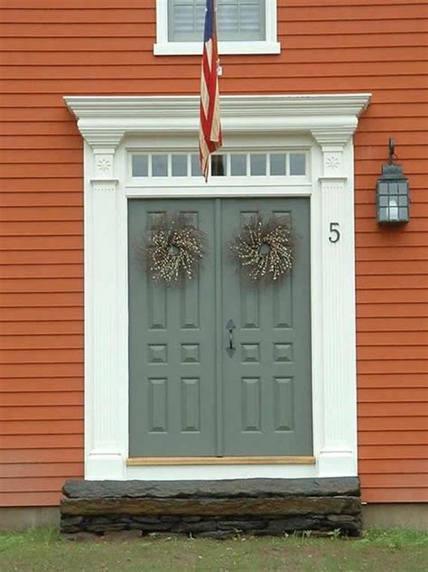 Classic Colonial Homes Colonial House Double Front Doors Best Front
