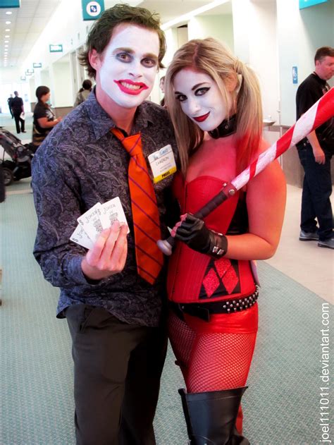 Joker And Harley Quinn Cosplay Comikaze Expo By Joel On Deviantart