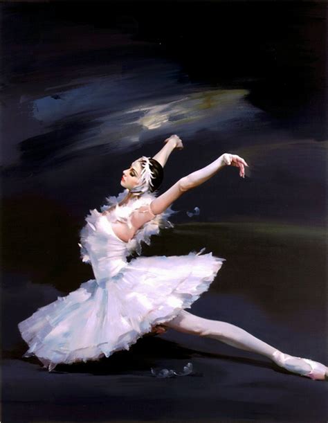 Naoyoshi Murayama Ballerina Swan Lake Painting 2b Ballerina