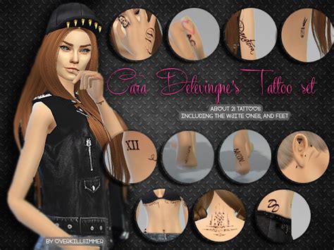 Sims 4 Ccs The Best Tattoos By Overkillsimmer