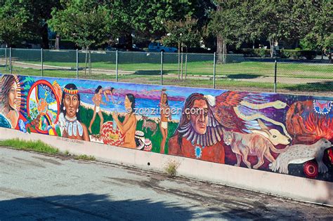 Great Wall Mural Los Angeles Ca Tujunga Wash San Fernando Valley