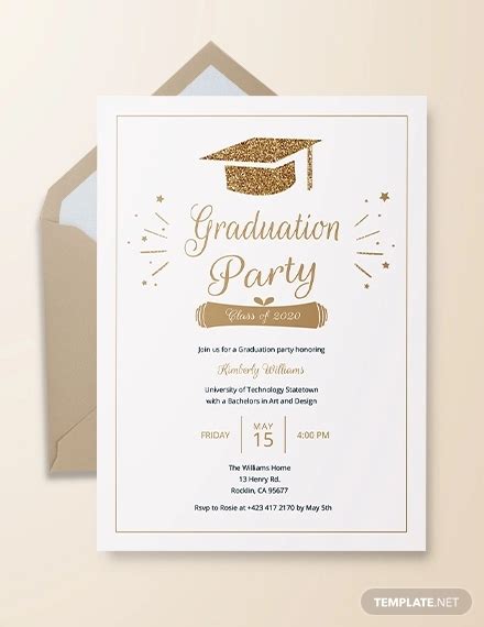 Free 22 Graduation Party Invitation Designs In Psd Ai Ms Word
