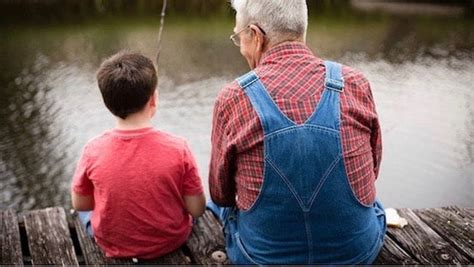 Grandpa And Grandson Fishing Gaga Sisterhood