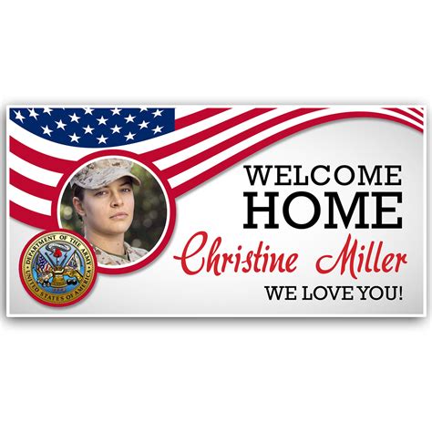 Welcome Home Army Military Banner Everything Else