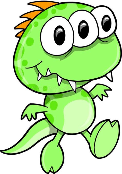 Monster Vector Illustration Royalty Free Illustration Cute Monsters