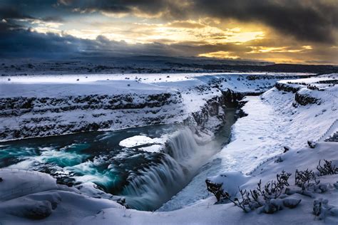 Download Gullfoss Waterfall Iceland 4k Wallpaper By Zacharyw57