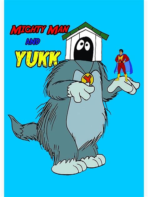 Yukk Dog Cartoon Poster For Sale By Youmytype Redbubble