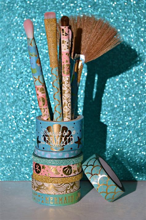 Diy Mermaid Makeup Brushes Mad In Crafts