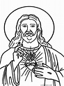 Dibujos de Jesús para colorear - Páginas para imprimir gratis