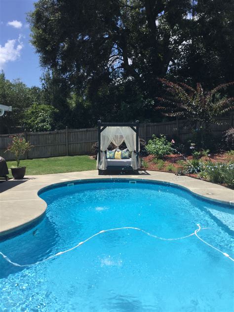 With a beach entry pool, you can experience the feeling of a lazy day at the beach in your own backyard every day, without the travel time, expense and hassle of getting there. Make your own resort style pool bed | Resort style pool, Resort style, Pool bed