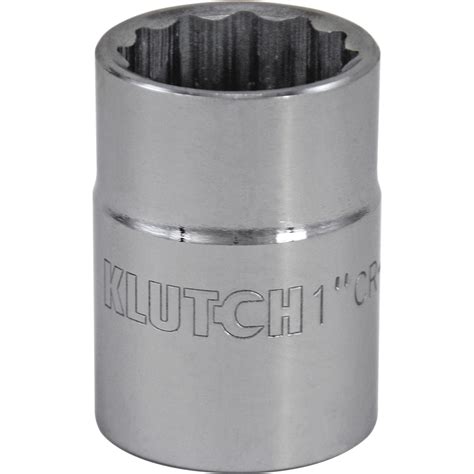 Klutch Socket — Sae 34in Drive 12 Pt 26 Assorted Sizes Northern Tool