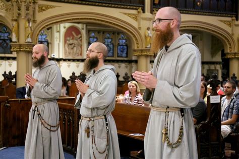 Franciscan Friars Of The Renewal Profession Of Vows Bald With Beard