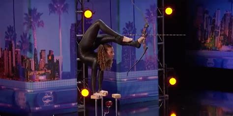 Americas Got Talent Teen Shot A Bow And Arrow With Her Feet