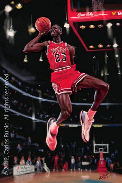 Caricatura De Michael Jordan Bulls NBA Michael Jordan Art Michael