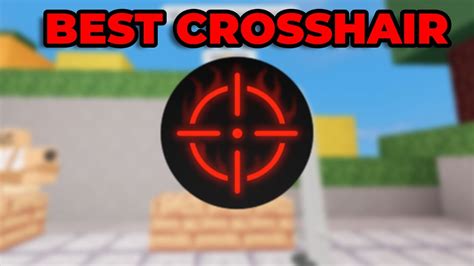 How To Get The Best Crosshair In Roblox Bedwars Full Tutorial Youtube