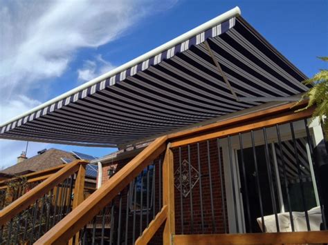 Retractable Permanent Awnings Fabric Awnings And Patio Covers Gambaran