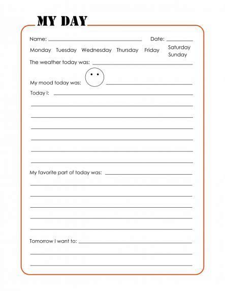 The Journal Pages Free Writing Printables For Homeschool Journal