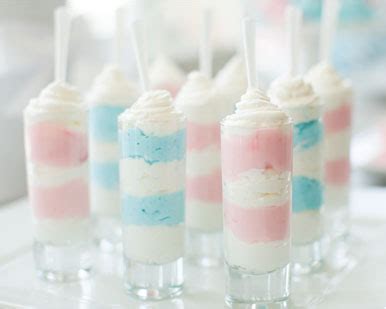 Gender reveal party food and baby shower drinks ideas. I Heart Pears: Pottery Barn Free Gender Reveal Printables