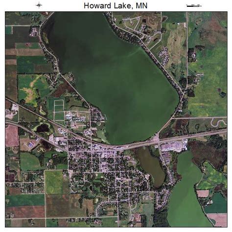 Aerial Photography Map Of Howard Lake Mn Minnesota