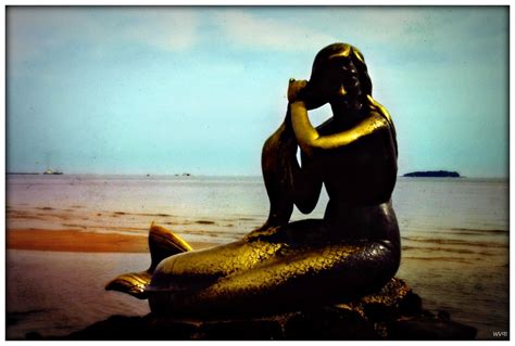 Nang Nguek Thong The Golden Mermaid Statue In Songkhla At Flickr