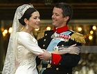 Crown prince Frederik and Crown princess Mary of Denmark hold each ...