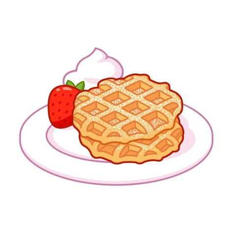 Belgian Waffle Drawings Illustrations Royalty Free Vector Graphics