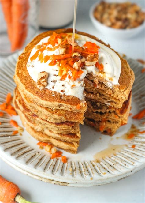 Carrot Cake Pancakes Its All Good Vegan