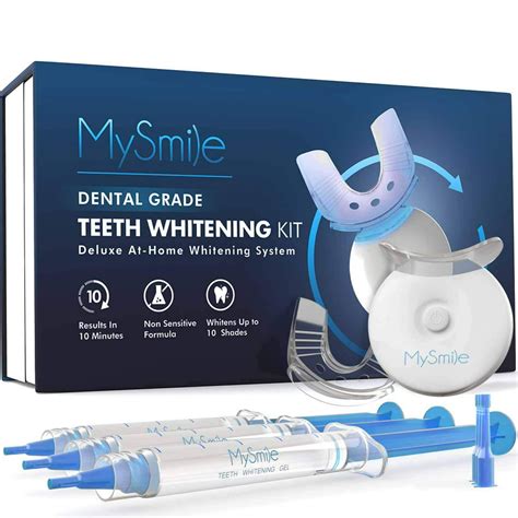 Mysmile Teeth Whitening Kit With Light Teeth Whitening Tray 3x3ml 44