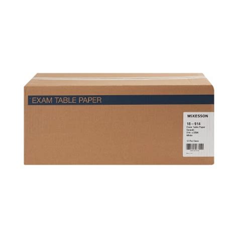 Mckesson Exam Table Paper 21 Inch X 225 Feet White Smooth Case Of