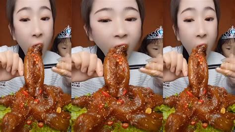 Spicy Seafood Mukbang 🐙 Tiktok Chinese Asmr Eating Sounds Youtube