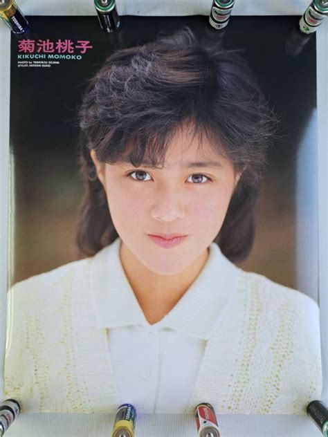 Yahooオークション 美品 菊池桃子 ポスター Vap 昭和アイドル 80年代