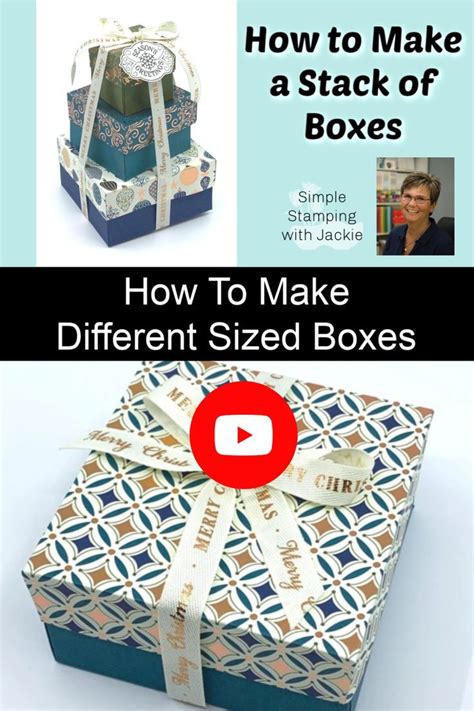 How To Make A Stack Of Boxes With Different Sized Boxes And