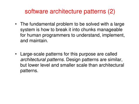 Ppt Software Architecture Patterns 2 Powerpoint Presentation Free