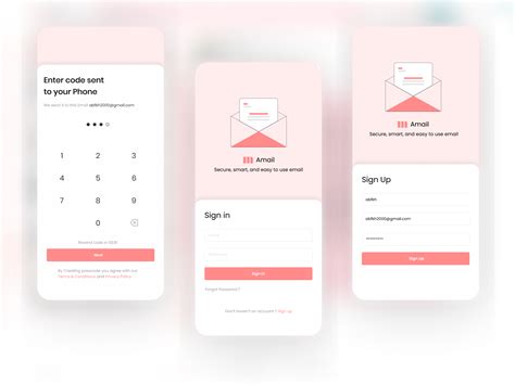 Sign In Sign Up Ui By Abdullah Fuad On Dribbble