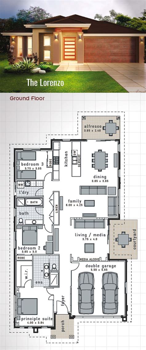 Youngarchitectureservices.com different designers have different working styles. Single Storey House Design - The 'Lorenzo'. 220 Sq.m. 11 ...