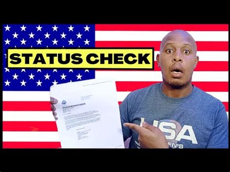 Dv Lottery Entrant Status Check Usa Diversity Visa Results Youtube