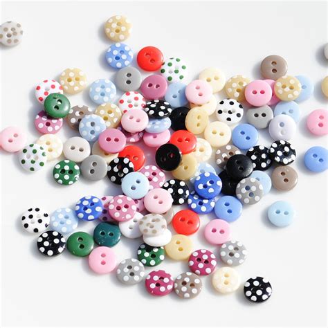 100 Mini Polka Dot Buttons Mixed With Images Polka Mini Polka Dots