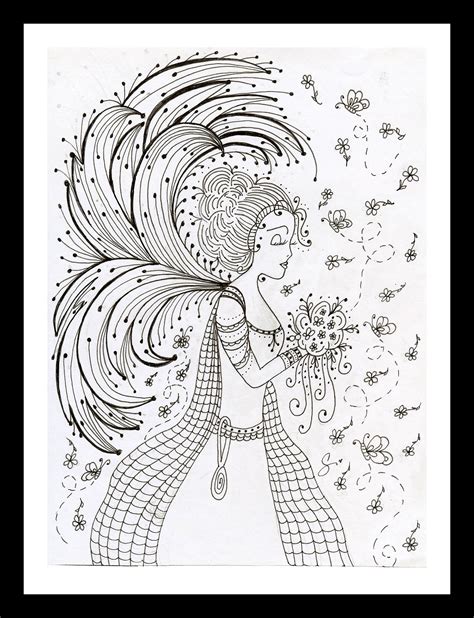 Mother Nature Coloring Page Pixie Blog