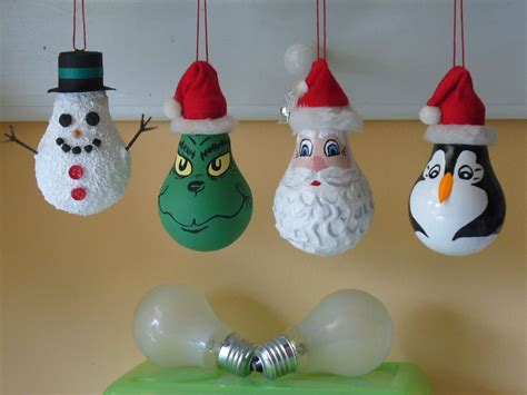 Ideas Light Bulb Christmas Ornaments Dont Throw Those Old Bulbs Away