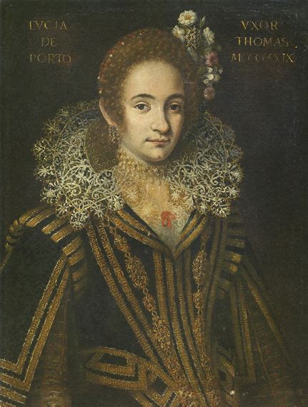 Lombard School 17th Century Portrait Of Lucia De Porto Mutualart