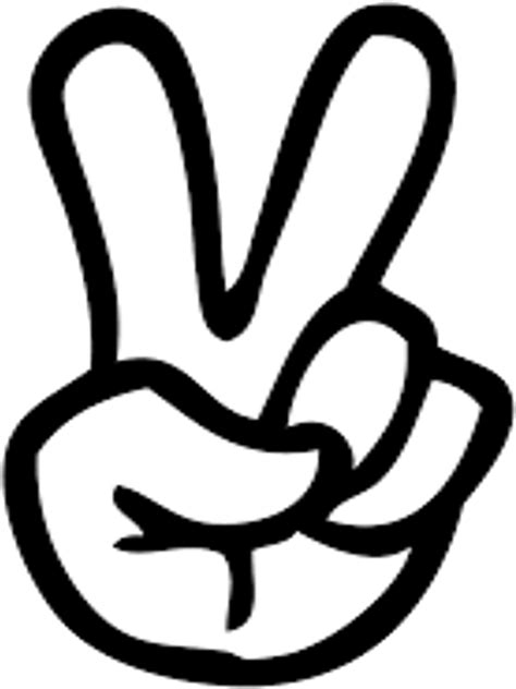 Fingers Drawing Peace Peace Fingers Clip Art Png Download Full