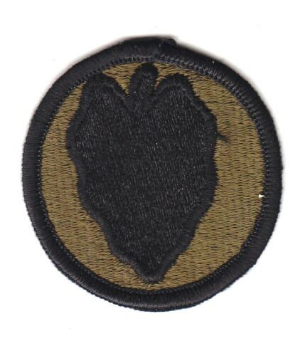 Army Patch 24th Infantry Division Merrowed Edge Subdued Plastic