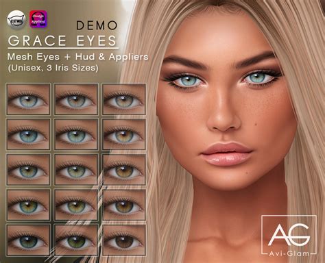 Second Life Marketplace Ag Grace Eyes Demo