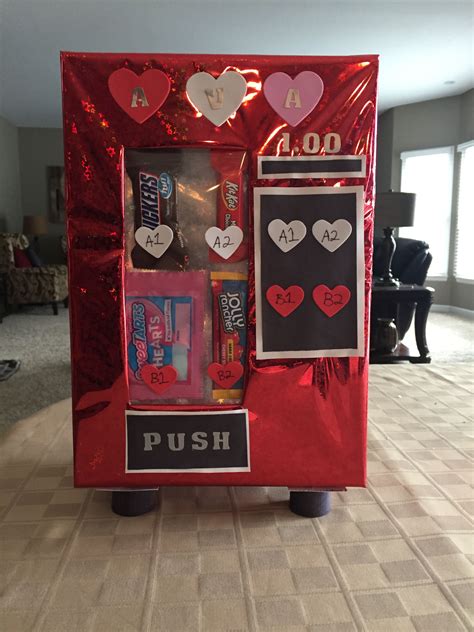Vending Machine Valentines Box Valentine Card Box Valentine Day