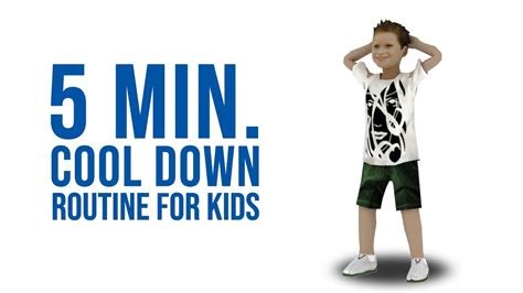 5 Minute Cool Down Exercises Kids Exercise Youtube