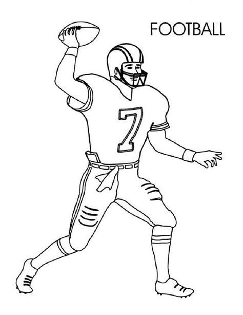Football Coloring Pages For Preschoolers Activity Shelter Football