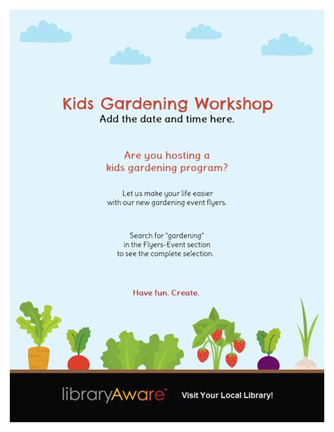 Gardening Club Flyer Gardening Mania